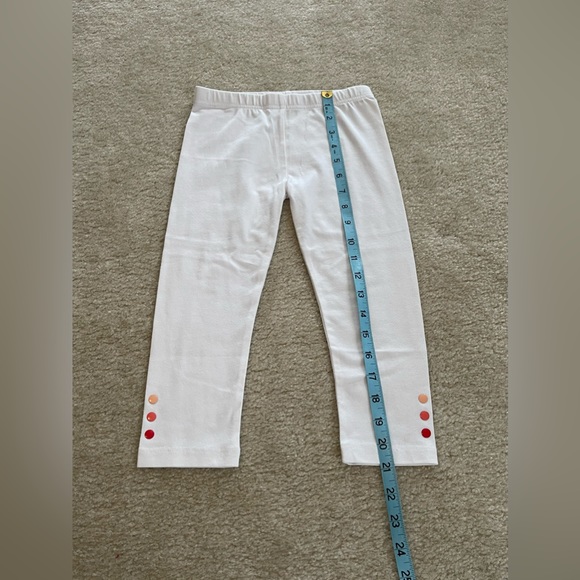 Orange Ruffle Tank Top with White Capri Pants - Girl’s Size: Small 7/8 - Picture 5 of 8